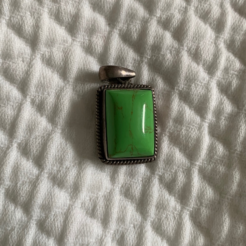 Gaspeite Necklace Pendant